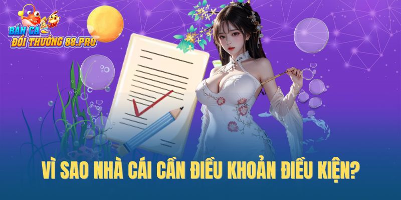 Vì sao trang game cần điều khoản điều kiện?